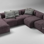 Peanut sofa- Thư viện sofa 3dsmax đồ nội thất