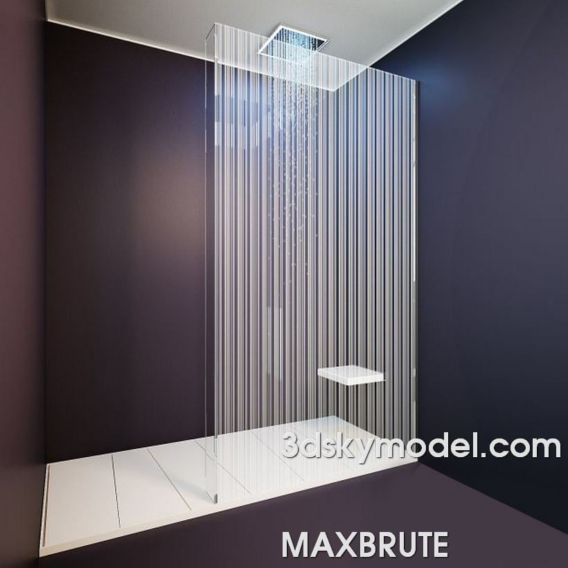 3dSkyHost: Bathtub & Shower cubicle Maxbrute - Bồn tắm 86