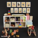 Decorative set 6- Thư viện nội thất, đồ chơi phòng trẻ em-maxbrute