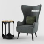 Grey armchair maxbrute pro