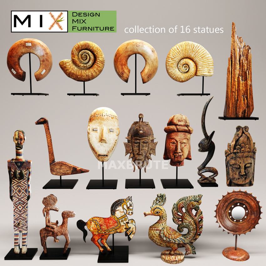 3dSkyHost: ĐIÊU KHẮC 3dmax Sculpture Collection MAXBRUTE