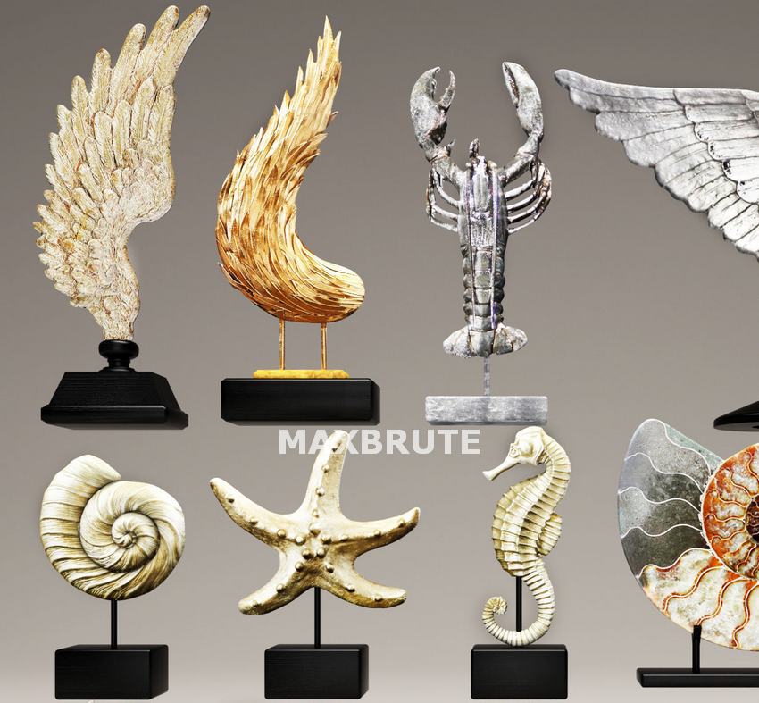 3dSkyHost: Model hình tượng nghệ thuật ĐIÊU KHẮC 3dmax MAXBRUTE – statues