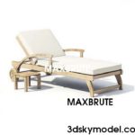 Ghế hồ bơi 3dsmax  tắm nắng- lounger  Maxbrute