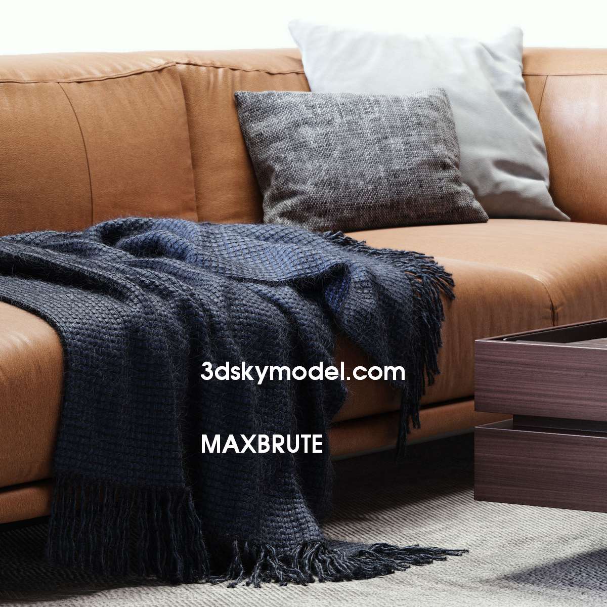 3dSkyHost: Germain Leather Sofa MAXBRUTE