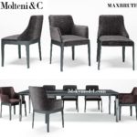 Molteni Chelsea table and chair