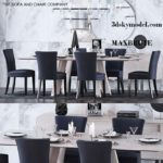 Luxury dining table and chairs 23