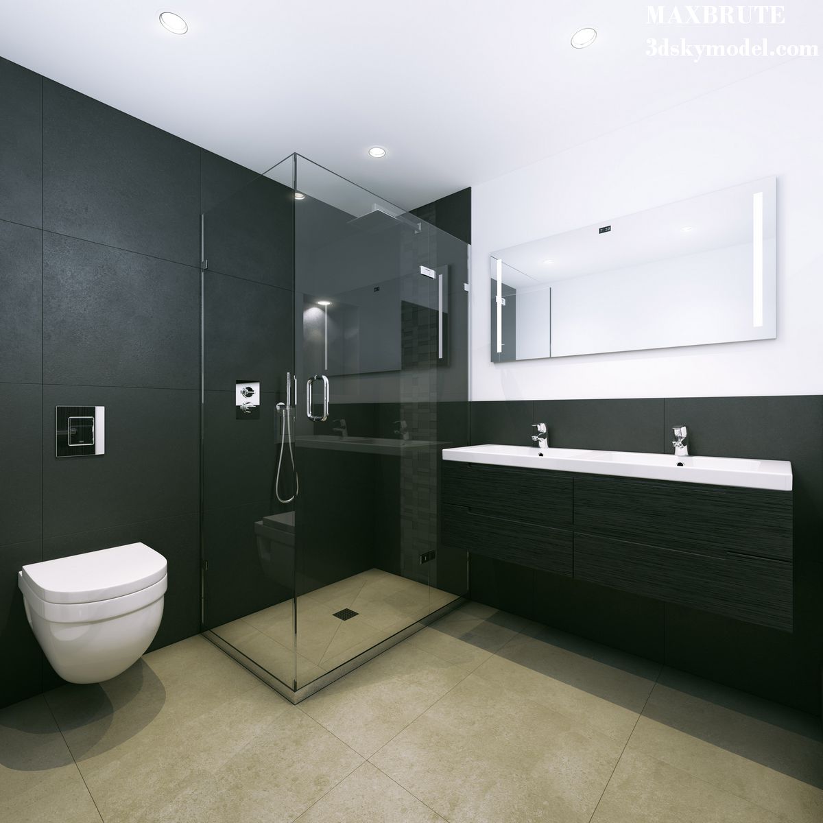 Bathroom Accessories pro - Maxbrute Furniture Visualization
