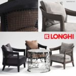 longhi cody armchair 3dsmax model