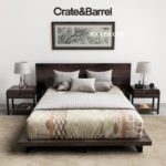 Crate&Barrel bed 3dmodel