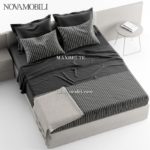Novamobili line bed 3d model max obj