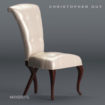 Christopher Guy Isabela 3dsmax 3dmodel dining-chair