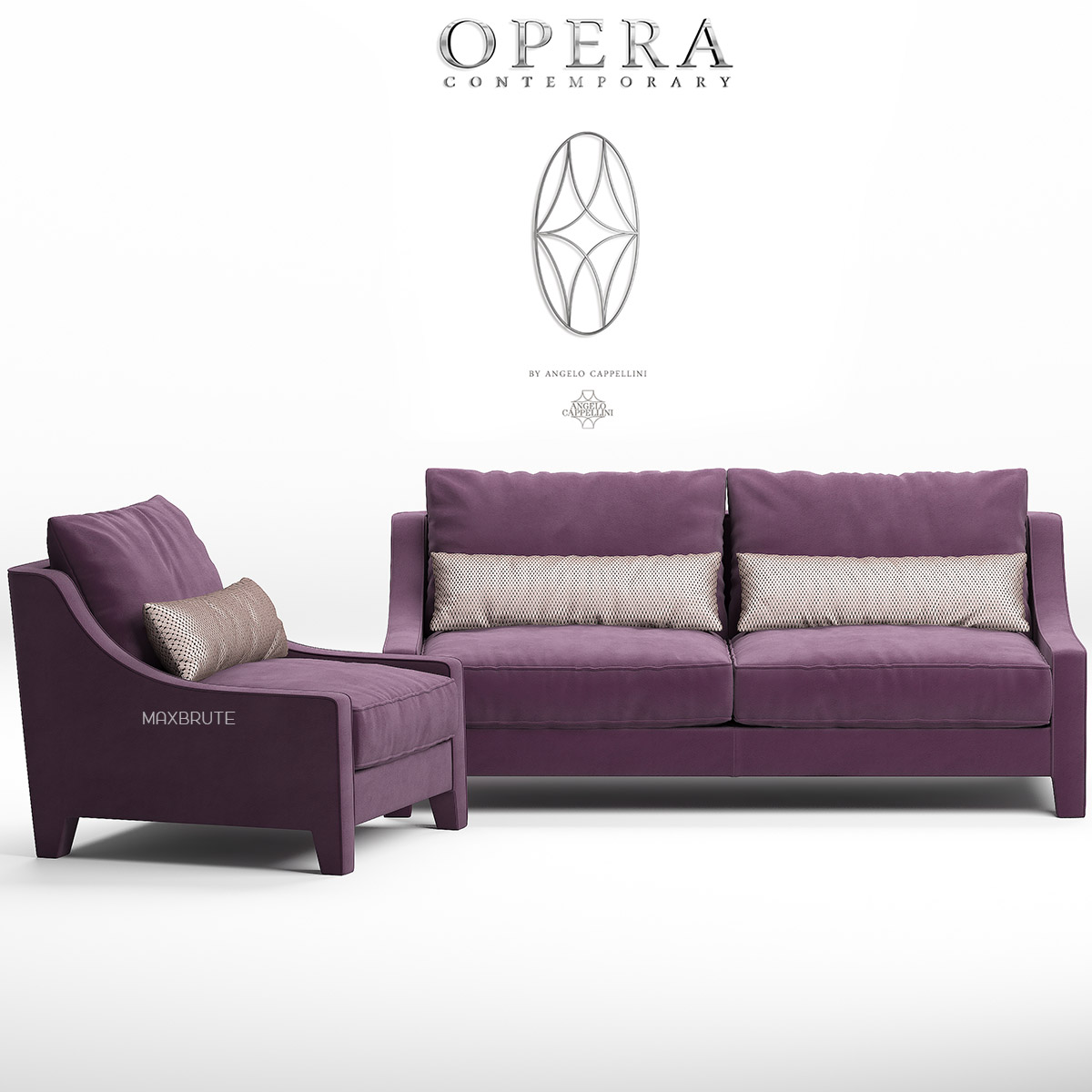 Opera Rosalie sofa 3dmodel 3dsmax
