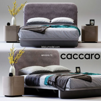 BAG Caccaro bed 3dsmax 3dmodel
