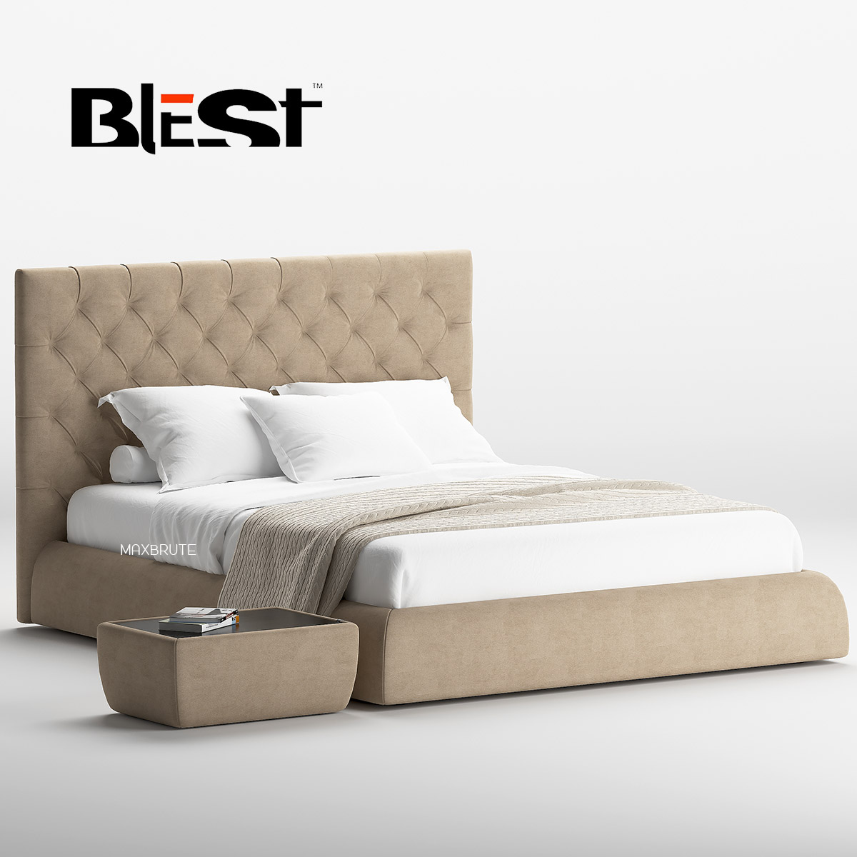 Blest Beatris Bed Classic 3dmodel 3dsmax Maxbrute Furniture