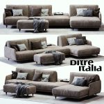 Ditre italia Elliot sofa 3dmodel 3dsmax