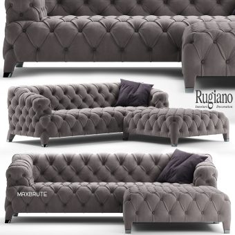 rugiano cloud sofa 3dmodel 3dsmax