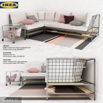 Divan ikea ekebol sofa 3dmodel  658