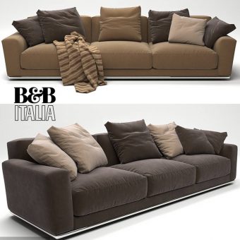 B&B italya LUIS 3I sofa 3dmodel  91