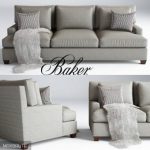 Baker Loose Back  by Barbara Barry sofa 3dmodel  144