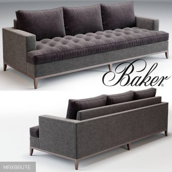 Baker  Bennet sofa 3dmodel  160