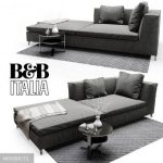 B&B italya sofa 3dmodel  252