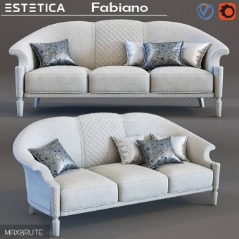Divan Fabiano corona sofa 3dmodel  256