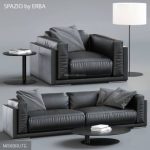 Spazio by Erba sofa 3dmodel  405