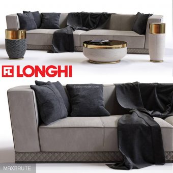 Longhi  Welles DoubleDepth sofa 3dmodel  474