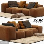 carpet pillows sofa 3dmodel  502