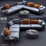 Beb michel sofa 3dmodel  520