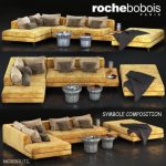 Rochebobois model sofa 3dmodel  524