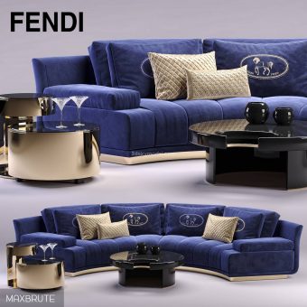 Fendi Artu sofa 3dmodel  538