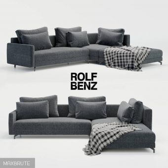 Nuvola Rolf benz sofa 3dmodel  541