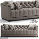 baker PARIS LOVESEAT sofa 3dmodel  554