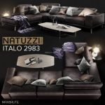 NaTUZZI sofa sofa 3dmodel  566