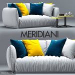 Meridiani Scott sofa 3dmodel  577