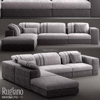 Rugiano MIAMI sofa 3dmodel  585