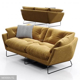 Saba Italia New York Suite sofa 3dmodel  591