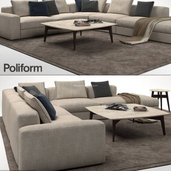 POLIFORM sofa 3dmodel  596
