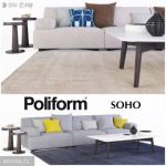 Poliform Soho 1 sofa 3dmodel  601
