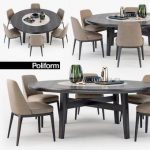 Poliform Sophie  Home Hotel Table & chair 313
