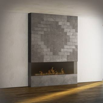 Fireplace  download 3dmodel free 3d model  Maxbrute 17