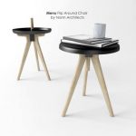 table Menu Flip Around Chair by Norm Architects 3dmodel 49