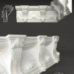 Decorative plaster  Trang trí thạch cao download 3dmodel free  306