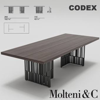 table molteni codex 3dmodel download free 74