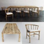 wood dining  ethnic Table & chair 96