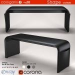 table Calligaris SHAPE corona 3dmodel 115