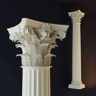 Decorative plaster  Trang trí thạch cao download 3dmodel free  353