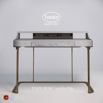 table baxter Yves desk corona 2012 3dmodel download free 135