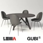 Beetle Dining Gubi  Wow Lema Table & chair 181